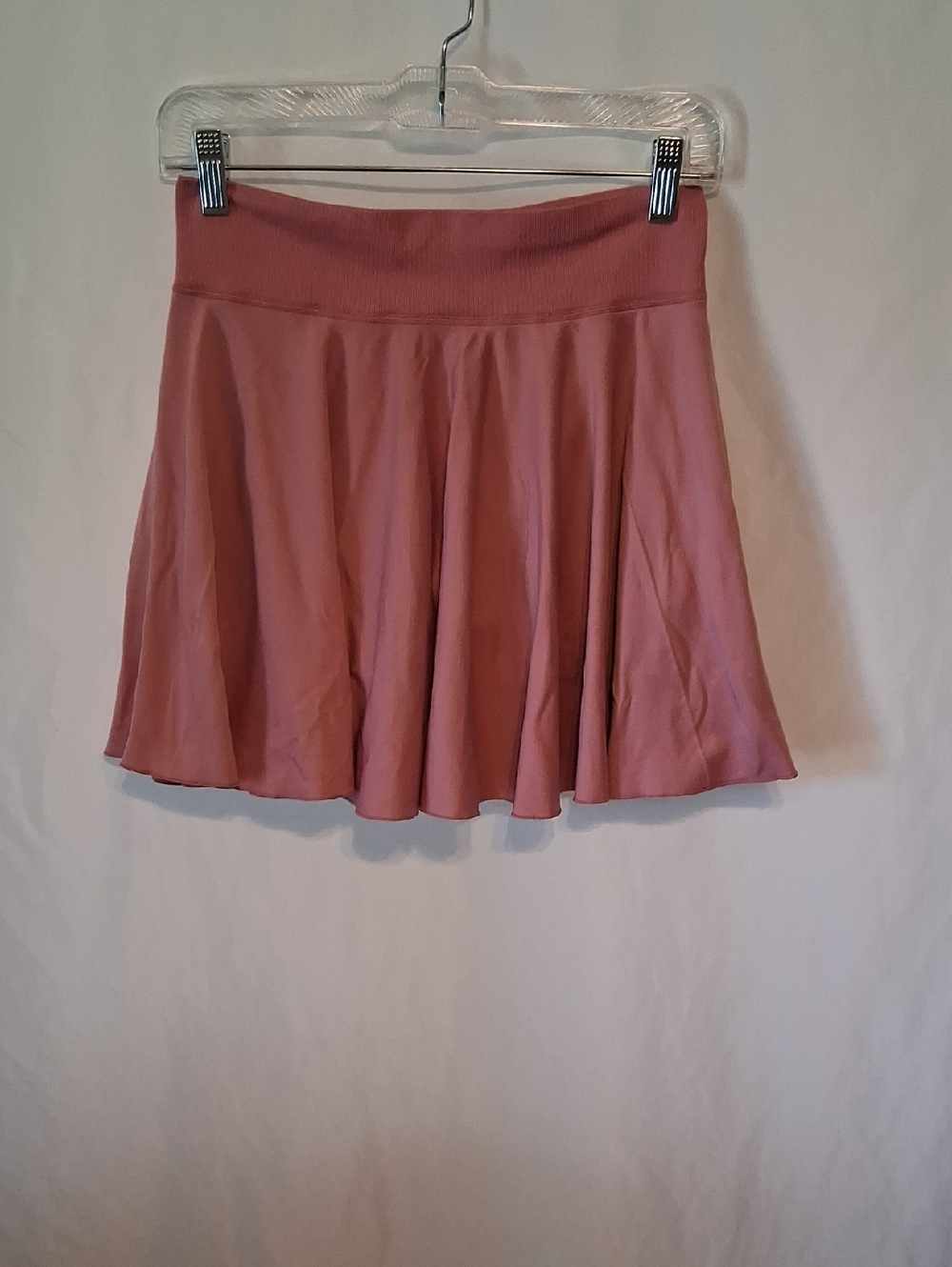 OQQ Pink Athletic Tennis Skort Flared Skater Skirt Size L